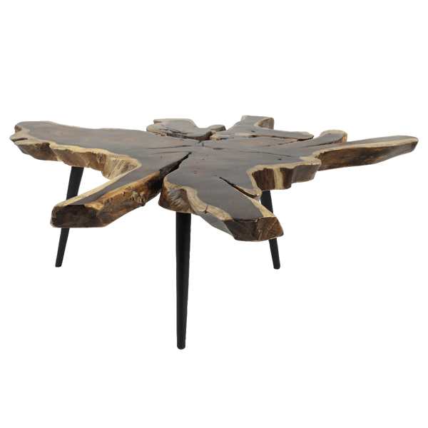 9th & Pike® Contemporary Brown Wood Coffee Table