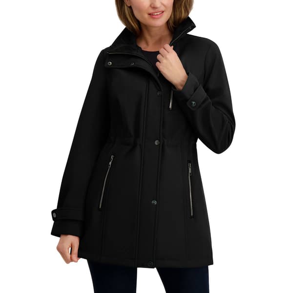 Womens Nautica Softshell Anorak Jacket With Chest Zipper