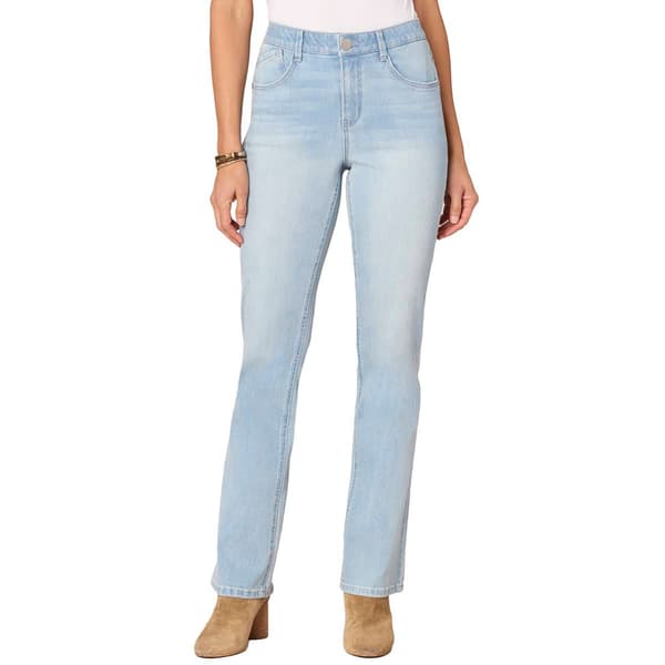 Womens Democracy High Rise Itty Bitty Boot Cascading Jeans - image 