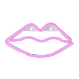 Northlight Seasonal Pink LED Valentine's Day Lip Wall Sign