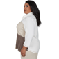 Plus Size Alfred Dunner Luxe Be A Lady Color Block Sweatshirt - image 4