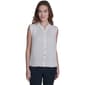 Womens Tommy Hilfiger Sleeveless Pleated Button Front Blouse - image 1