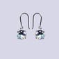 Sunstone Sterling Silver Cubic Zirconia Earrings - image 1
