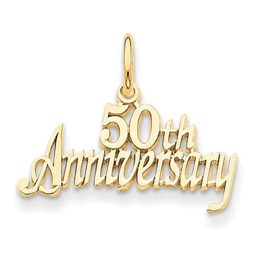 Gold Classics&#40;tm&#41; 14kt. Gold 50th Anniversary Charm - image 
