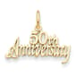 Gold Classics&#40;tm&#41; 14kt. Gold 50th Anniversary Charm - image 1