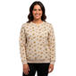 Petite Hasting & Smith Sunflower Fleece Sweatshirt - image 1