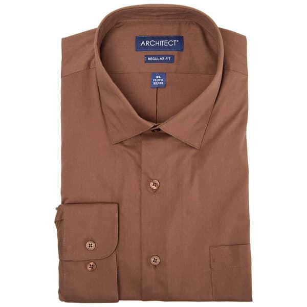 Mens Architect(R) High Performance Dress Shirt - Chestnut - image 