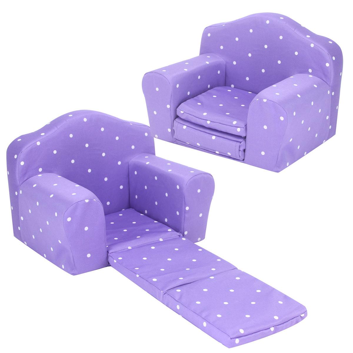 Sophia’s® Polka Dot Pull Out Chair Single Bed