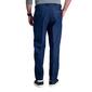 Mens Haggar&#174; Stretch Denim Trouser Classic Fit Flat Front Pant - image 2