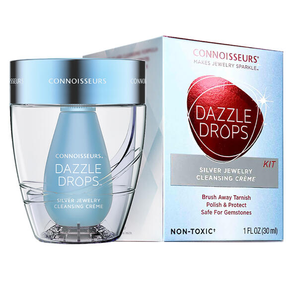 Connoisseurs Silver Dazzle Drops Jewelry Cleaner - image 