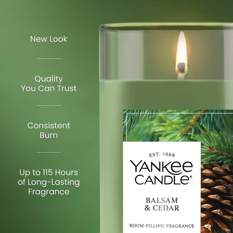 Yankee Candle® 14.25oz. Balsam Medium Pillar Candle