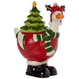 Home Essentials Duck W/Sweater/Scarf Cookie Jar