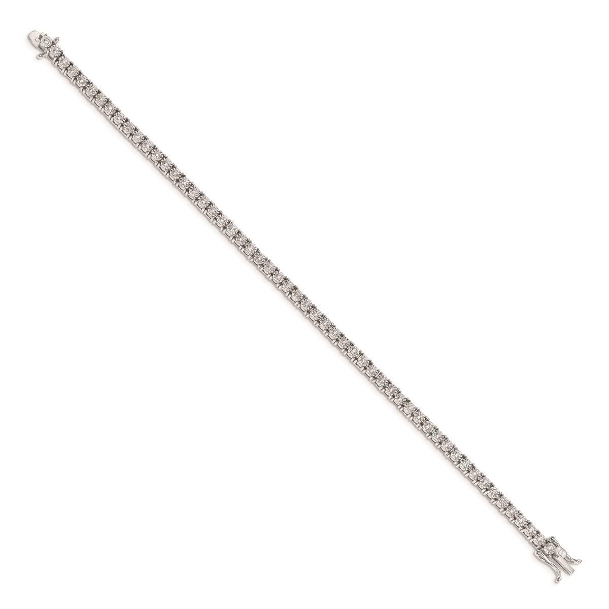 Pure Fire 14kt. White Gold Lab Grown Diamond Illusion...