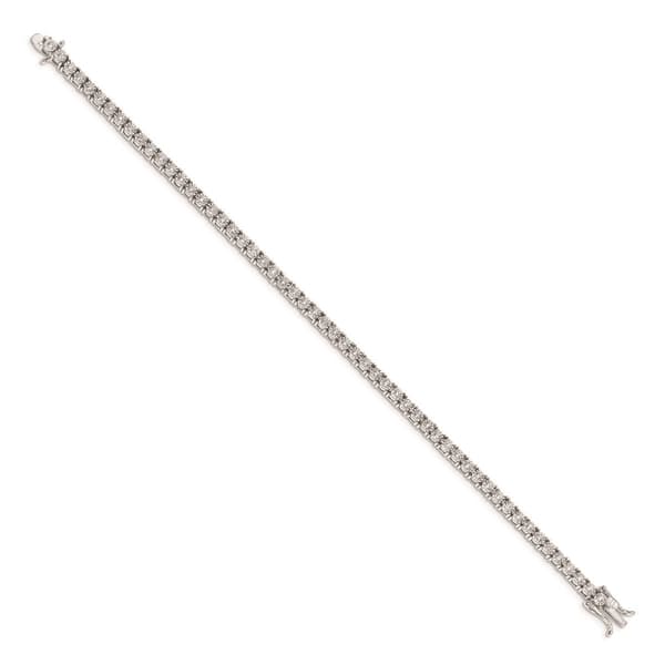 Pure Fire 14kt. White Gold Lab Grown Diamond Illusion Bracelet - image 