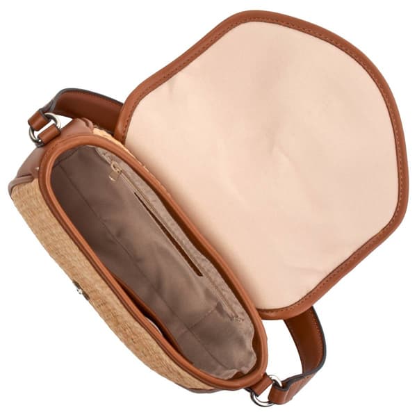 Nine West Briar Flap Crossbody - Saddle Tan