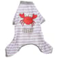 Crabby Striped Dog Pajama Shirt - image 1