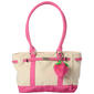 Madden Girl Canvas Midi Tote With Keychain - image 1