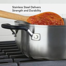 KitchenAid® Stainless Steel Covered Casserole - 4qt.