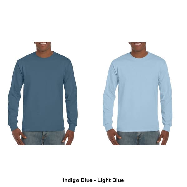 Mens Gildan® Classic Long Sleeve Ultra Cotton Crew Neck Tee