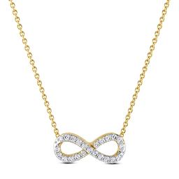 Nova Star(R) Yellow Gold 1/4ctw. Lab Grown Diamond Eternity Pendant