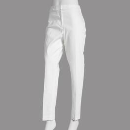 Womens Calvin Klein Flat Front Solid Pants