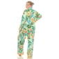 Plus Size White Mark Two Piece Wildflower Print Pajama Set - image 2