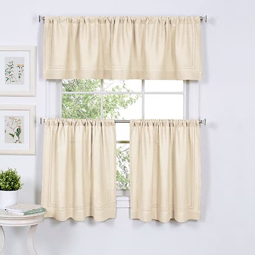 Elrene Cameron Ivory Valance - 60x15