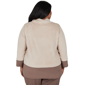 Plus Size Alfred Dunner Luxe Be A Lady Color Block Blouse - image 2