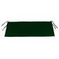 Jordan Manufacturing Forest Green Solid Settee Bench Cushion - image 1