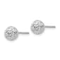 Gold Classics&#8482; 14kt. White Gold 6mm Stud Earrings - image 2