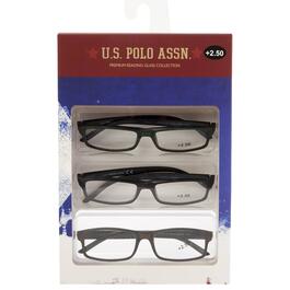 Mens U.S. Polo Assn.&#40;R&#41; Reader Glasses Set