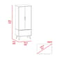 FM FURNITURE Camerun Light Oak Closet - image 8