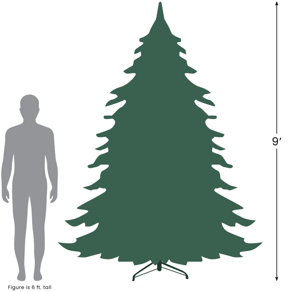 Northlight 9ft. Metallic Platinum Tinsel Christmas Tree