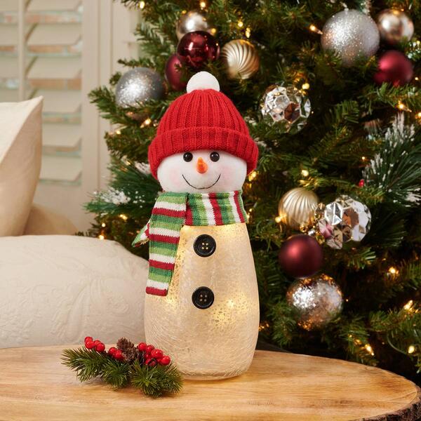Home Essentials Cooper Snowman Plush Lighting - image 
