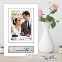 Malden Sentiment Wedding Flip-It Frame - 6x8/5x7