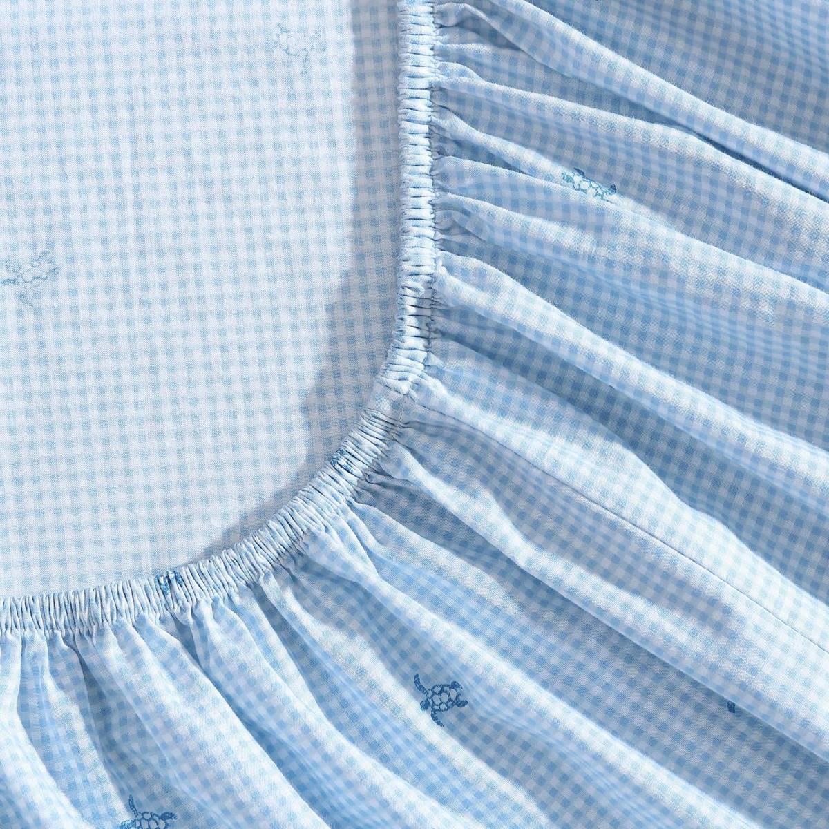 Laura Ashley Turtle Gingham 100% Cotton Sheet Set