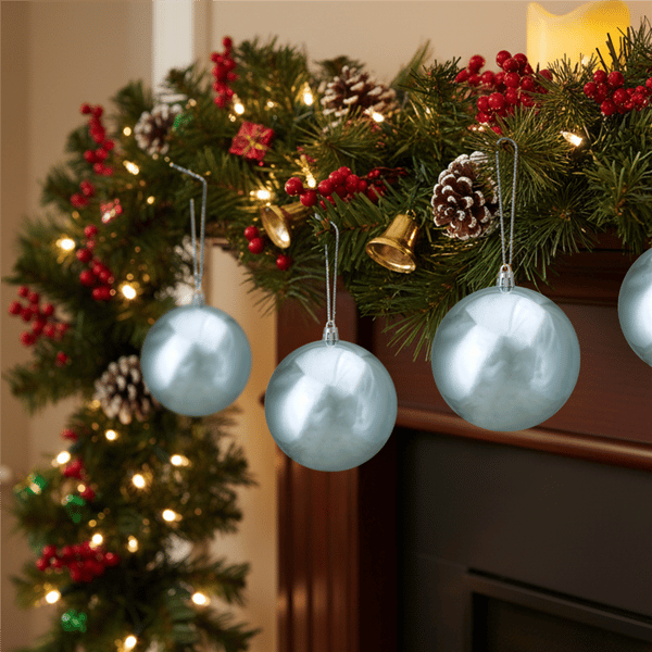 Northlight 4in. Shiny Mermaid Blue Christmas Ball Ornament