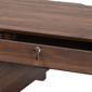 Baxton Studio Hayes Wood Oval Writing Desk - image 6