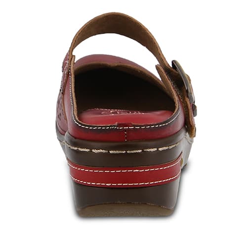 Womens L&#8217;Artiste by Spring Step Aneria Clogs- Red