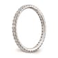Pure Fire 14kt. White Gold Lab Grown Diamond Eternity Band - image 4
