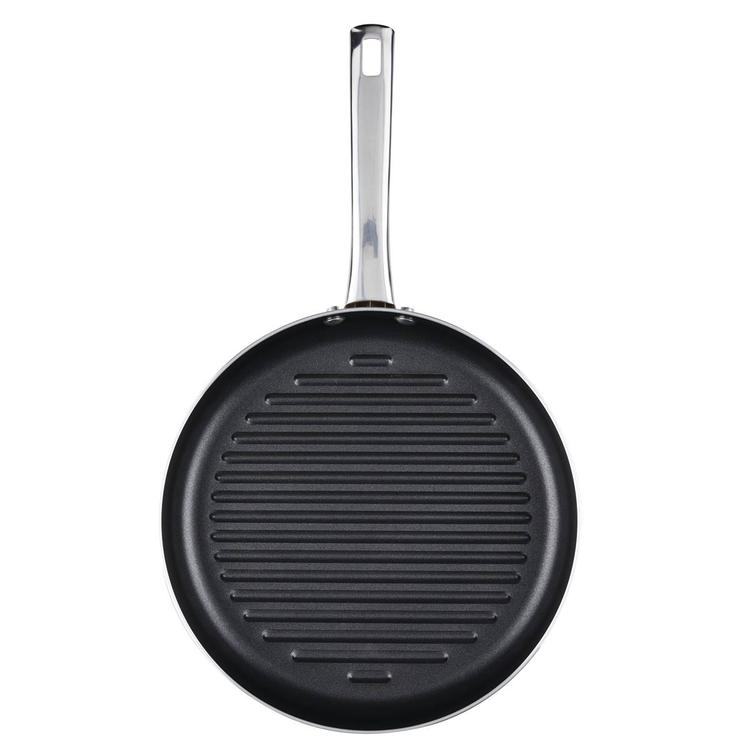 Farberware Style 11.25in. Nonstick Cookware Deep Round Grill Pan