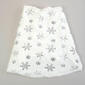 48in. Furlike Silver Snowflakes Tree Skirt - image 1