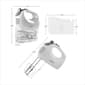 Ovente Portable 5-Speed Mixing Electric Hand Mixer - White - image 7