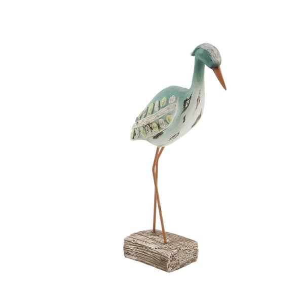 9th & Pike&#174; Light Blue Bird Coastal Sculpture