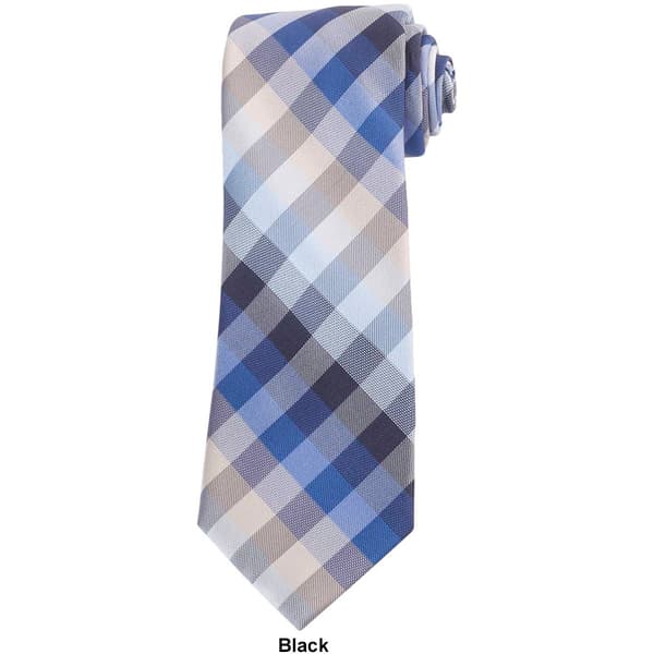 Mens John Henry Zebra Check Tie