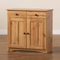Baxton Studio Lauren Modern Wood 2-Door Buffet Kitchen Cabinet - image 7