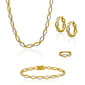 Gianni Argento Gold Plated 1/4ctw. Diamond Infinity 4pc. Set - image 1