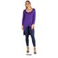 Womens 24/7 Comfort Apparel Long Sleeve High Low Hemline Tunic - image 6