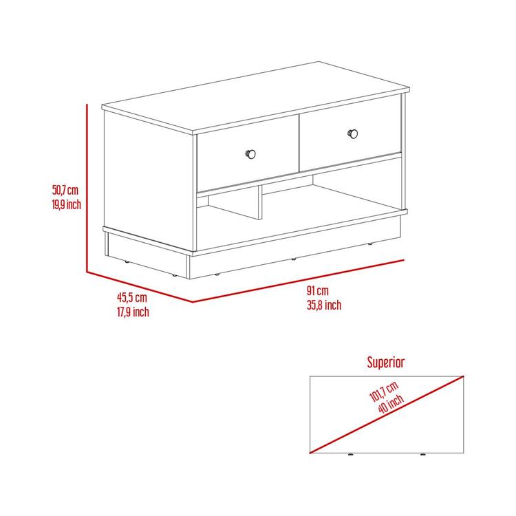 FM FURNITURE Tulip Storage Bench