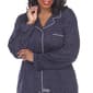 Plus Size White Mark Long Sleeve Nightshirt - image 7